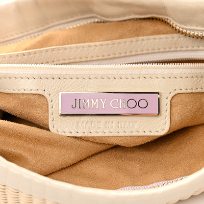 Jimmy Choo Raffia Small Sky Hobo Beige 6 of 11