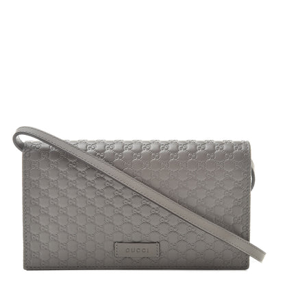 Gucci Soft Microguccissima Crossbody Wallet Loess 1 of 10