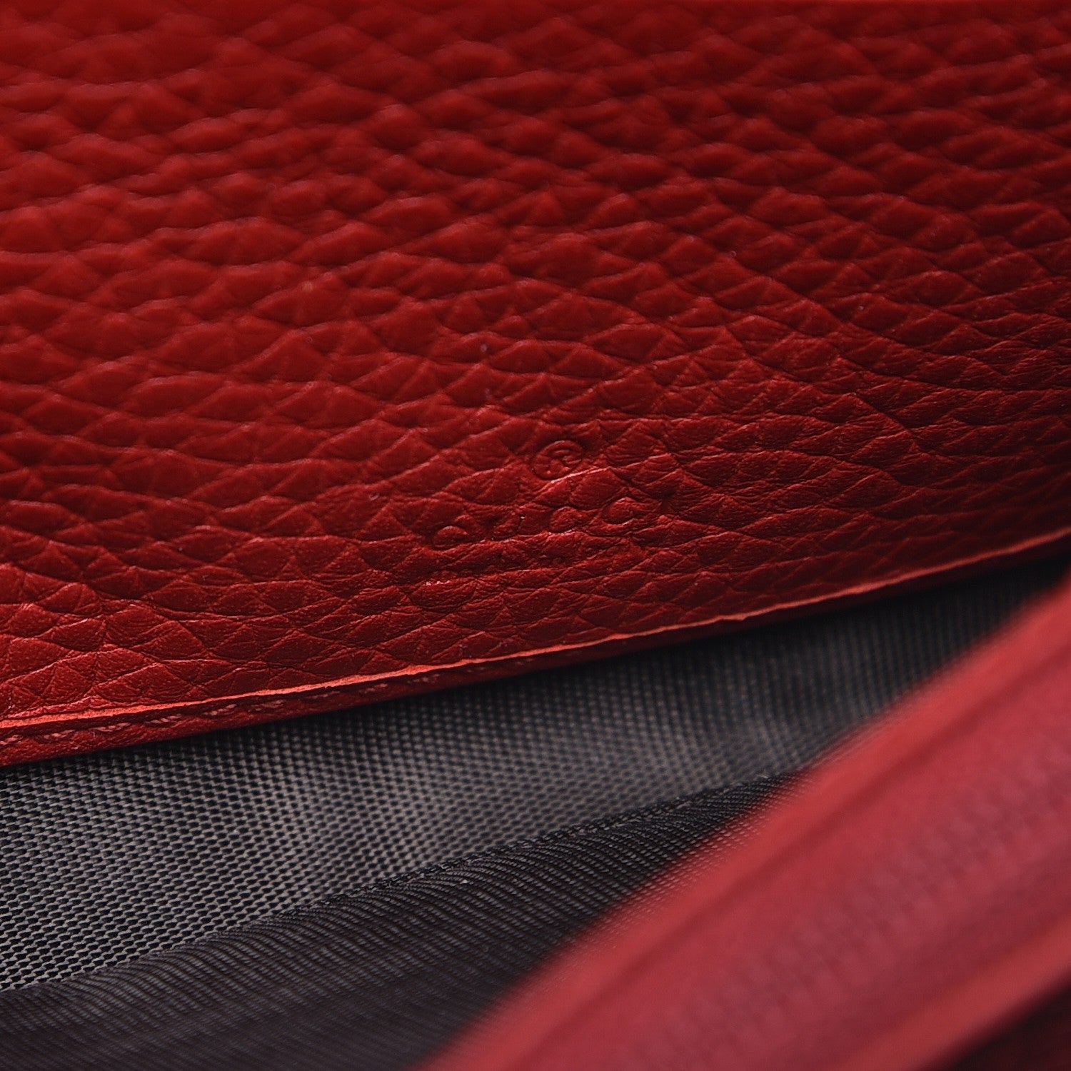 Gucci Calfskin Animalier Continental Wallet Red 6 of 7