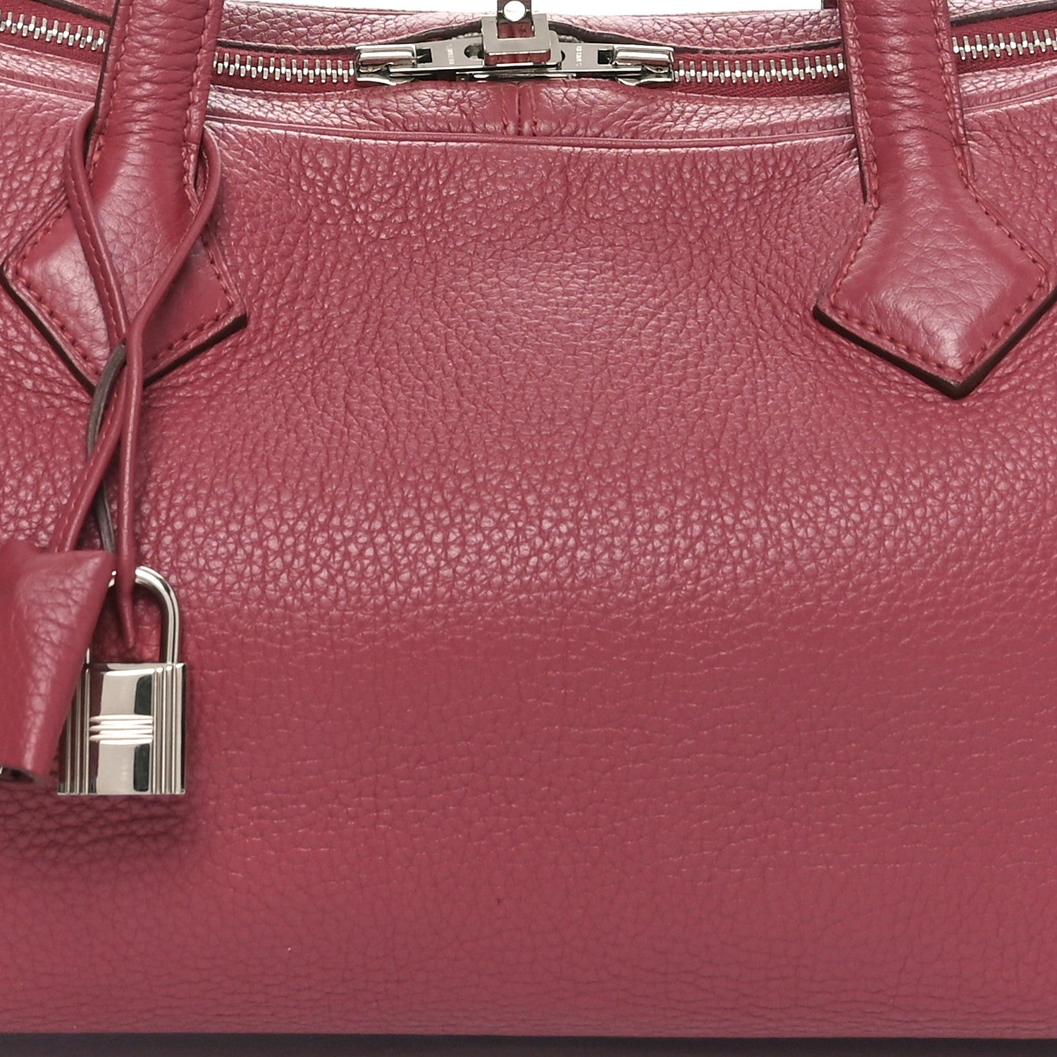 Hermes Taurillon Clemence Victoria II 35 Bois de Rose 7 of 9