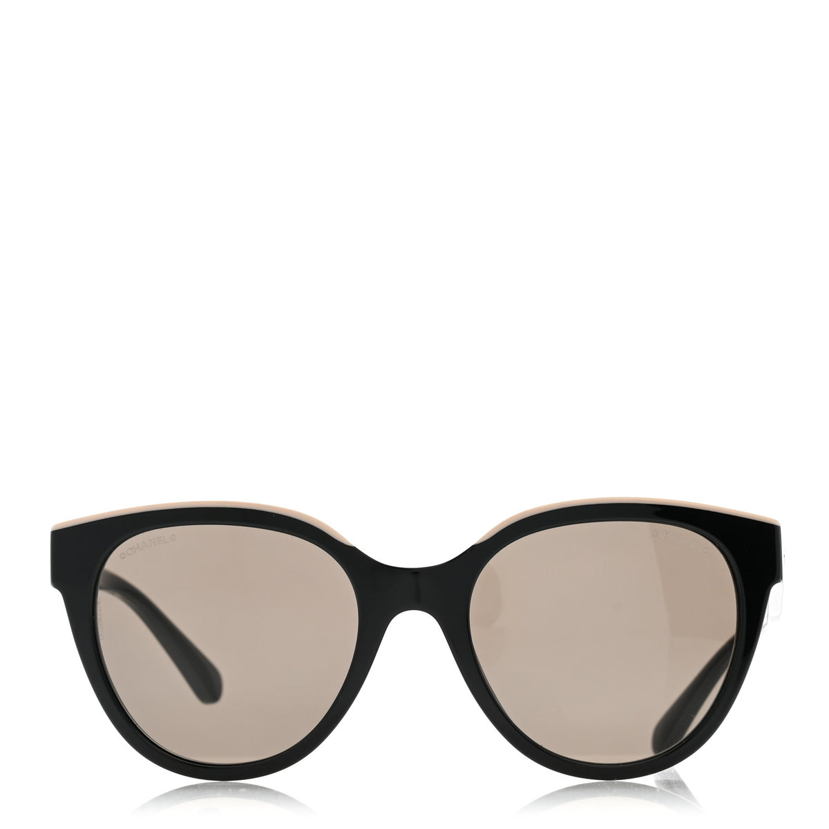 Acetate CC Butterfly Sunglasses 5414 Black Beige