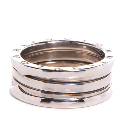 Bulgari 18K White Gold B.Zero Three-Band Ring 57 8 1 of 5