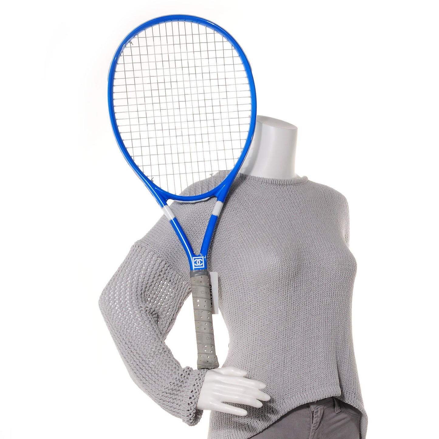 Tennis Racket and 2 Tennis Balls Blue