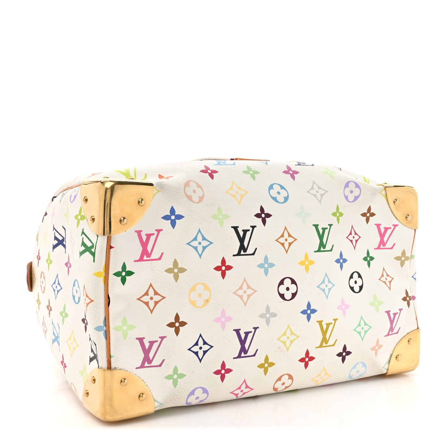 Monogram Multicolor Speedy 30 White