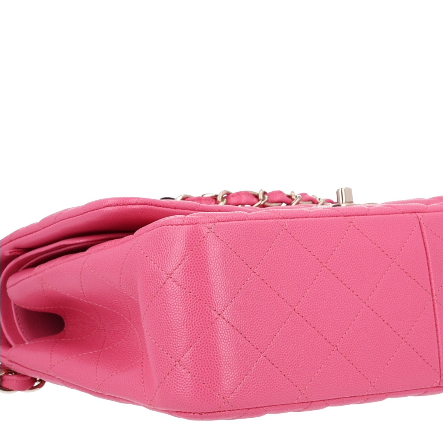 Chanel Caviar Quilted Jumbo Double Flap Pink 1942069 – FASHIONPHILE