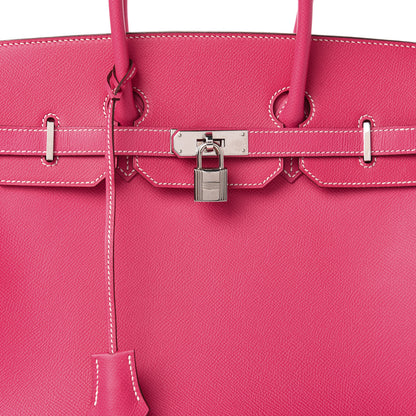 Hermes Epsom Birkin 35 Rose Tyrien 10 of 11