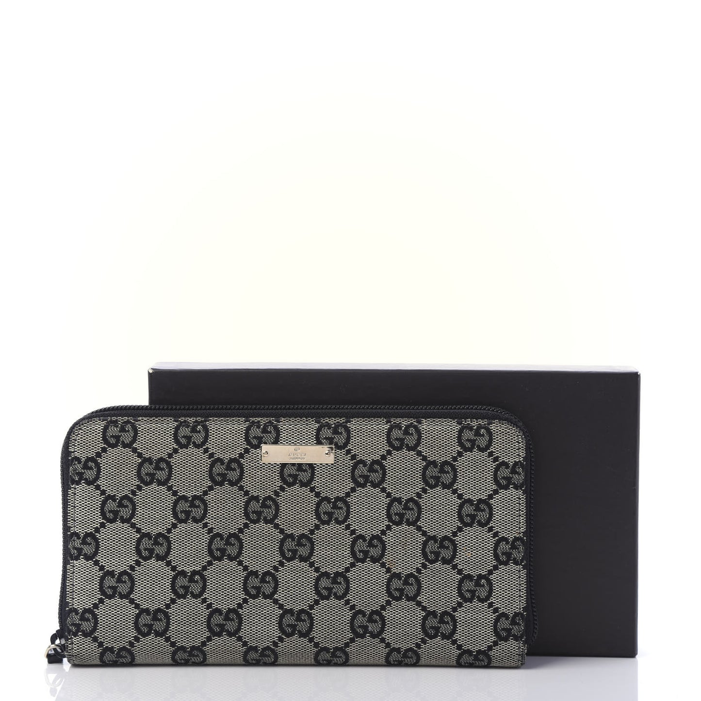 Monogram Zip Around Organizer Wallet Black
