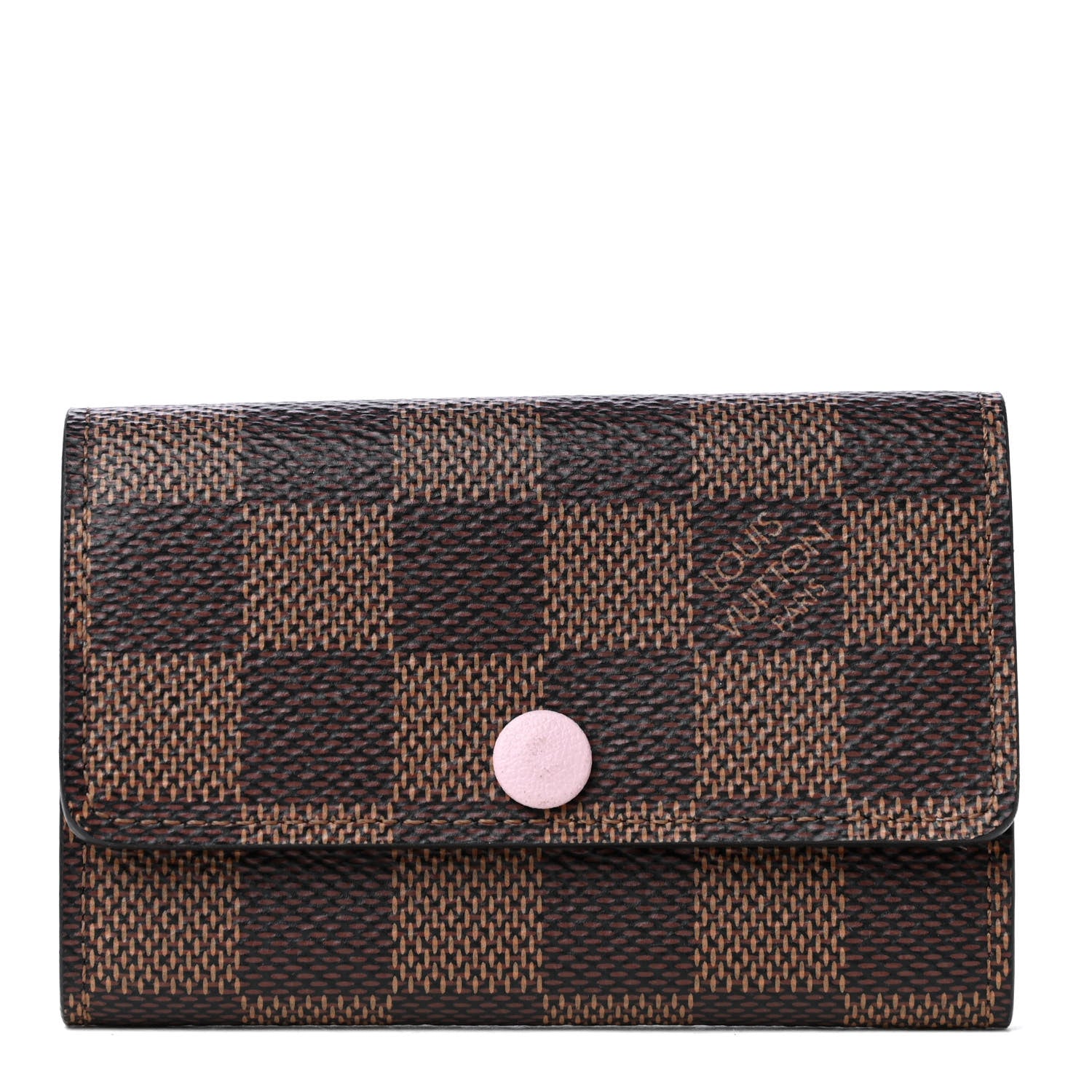 Louis Vuitton Damier Ebene Multicles 6 Key Holder Rose Ballerine 1 of 4