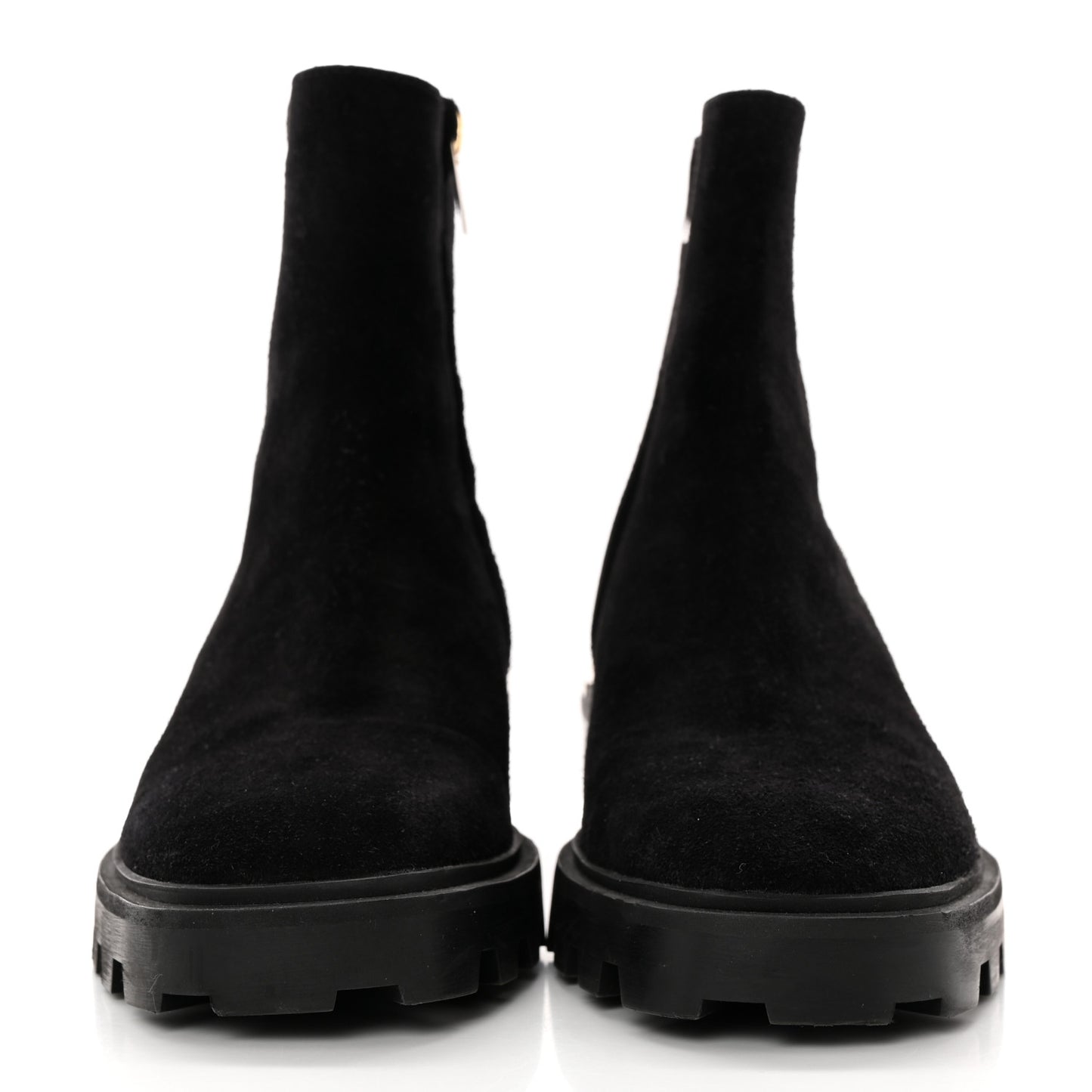 Suede Melodie Ankle Boots 36.5 Black