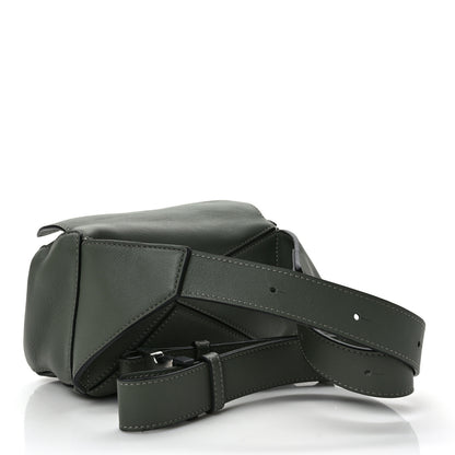 Loewe Calfskin Mini Puzzle Bumbag Dark Sage 2 of 7
