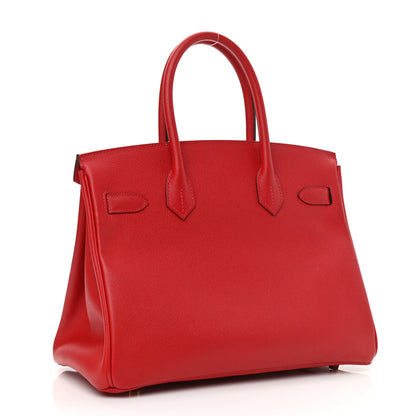Hermes Epsom Birkin 30 Rouge Casaque 3 of 14