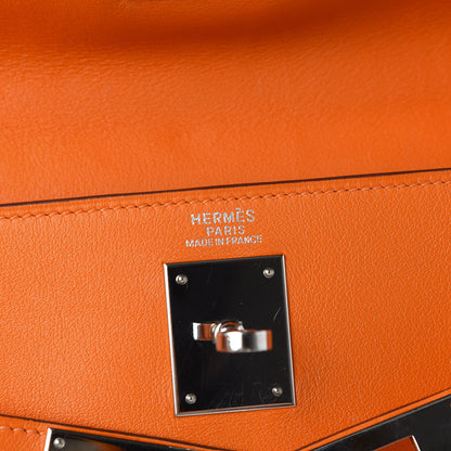 Hermes Swift Kelly Retourne 32 Orange 8 of 10