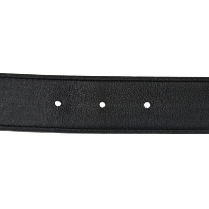 Hermes Epsom Swift 32mm Guilloche H Belt 90 Bleu Ocean Rose Eglantine 5 of 8