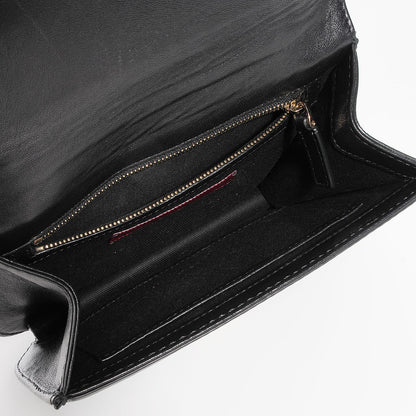 Valentino Garavani Nappa Crystal Small Glam Lock Rockstud Flap Black 5 of 7