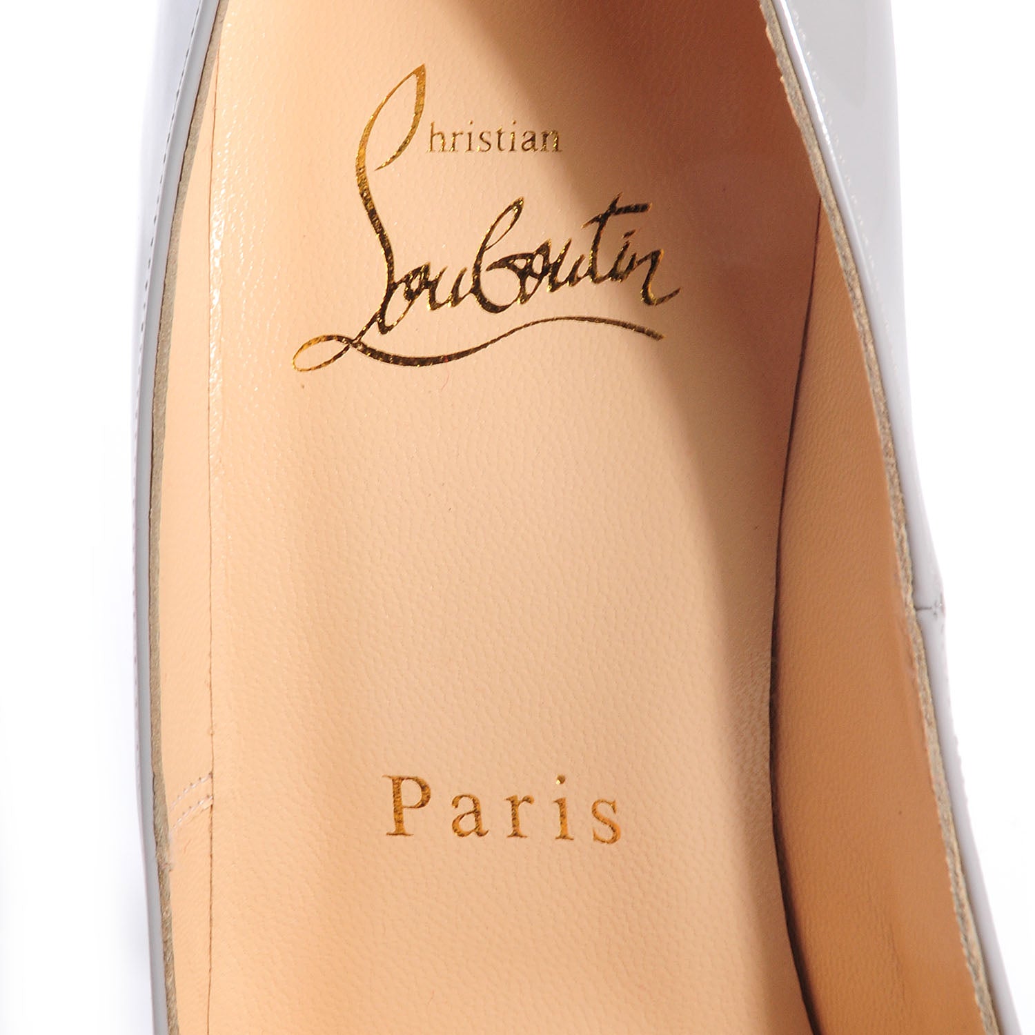 Christian Louboutin Patent Bianca 140 Pumps 35.5 Grey 7 of 7