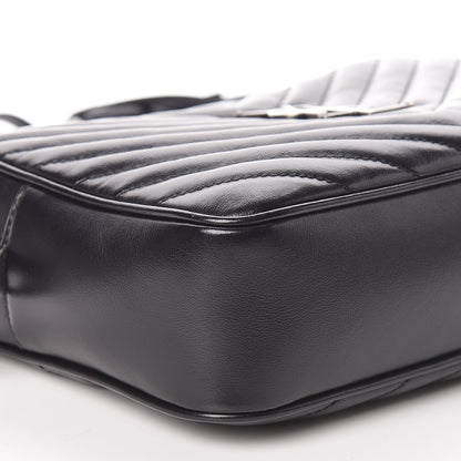 Saint Laurent Calfskin Matelasse Monogram Lou Camera Bag Black 8 of 9