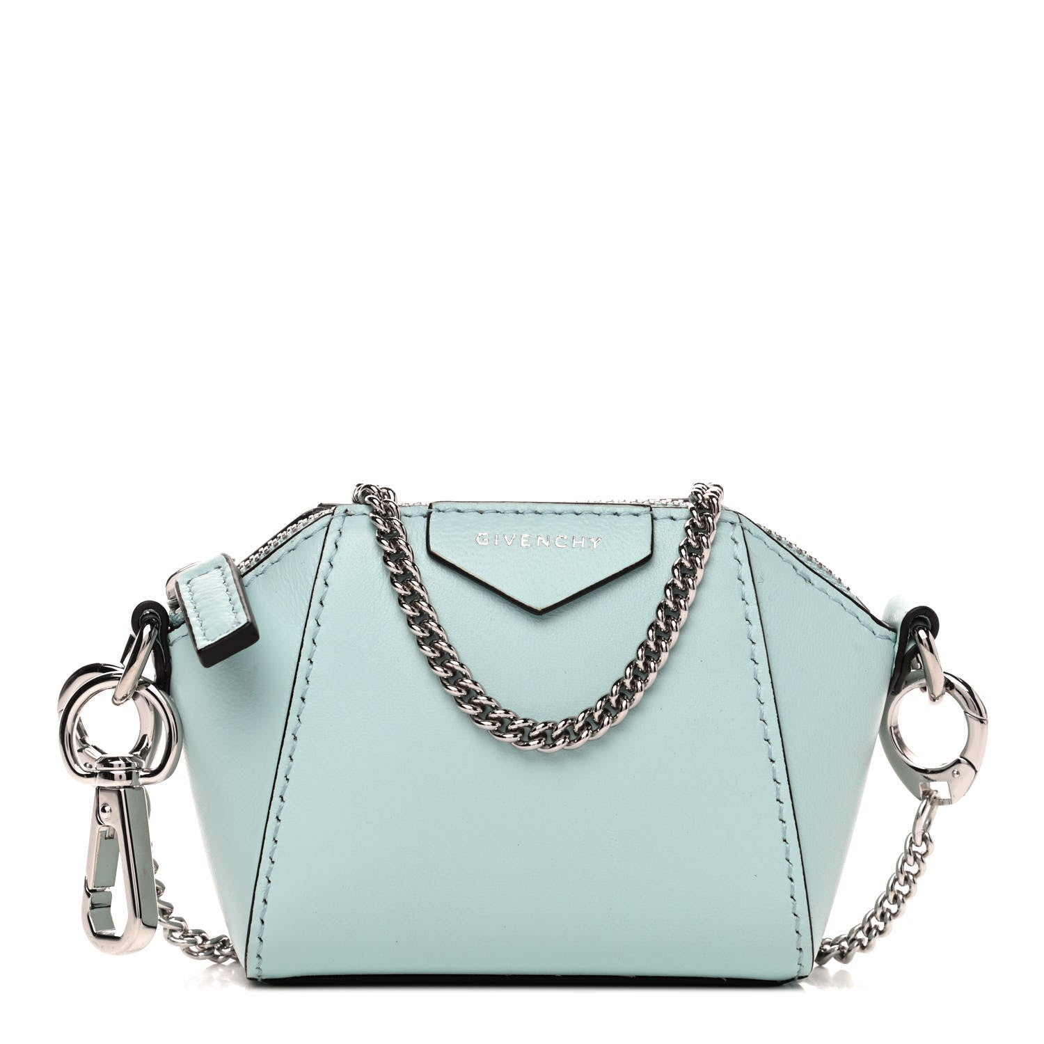 Givenchy Lambskin Baby Antigona Acqua Marine 1 of 4