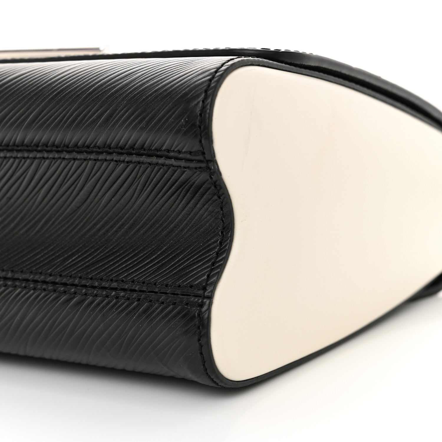 Louis Vuitton Epi Monogram Tape Twist Shoulder Bag MM Black White Orange 10 of 15