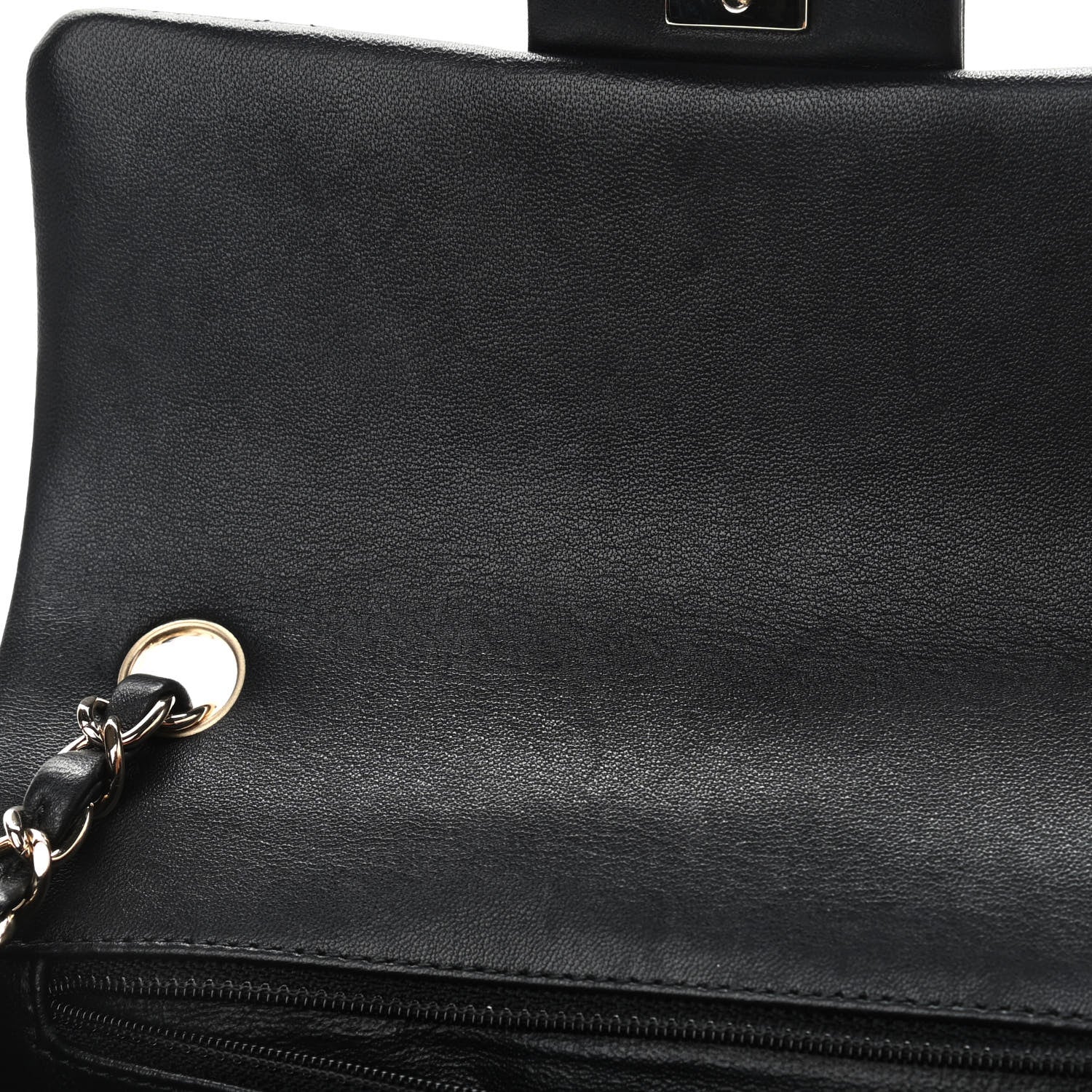 Chanel Lambskin Quilted Mini Rectangular Flap Black 10 of 10