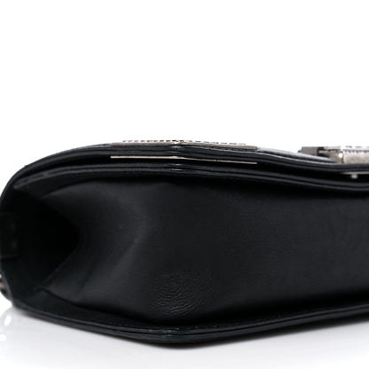 Chanel Calfskin Quilted Metal Embellished Paris Dallas Medium Boy Flap Black 8 of 15