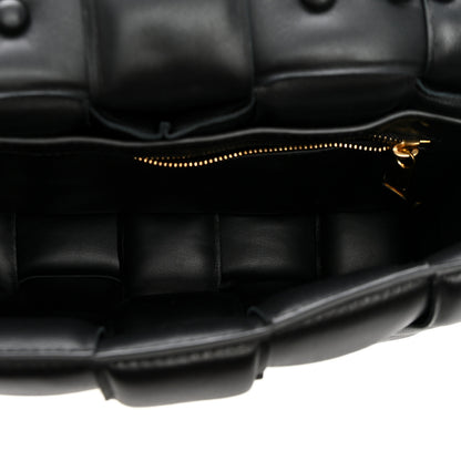 Bottega Veneta Lambskin Maxi Intreccio Padded Chain Cassette Crossbody Bag Black 5 of 10
