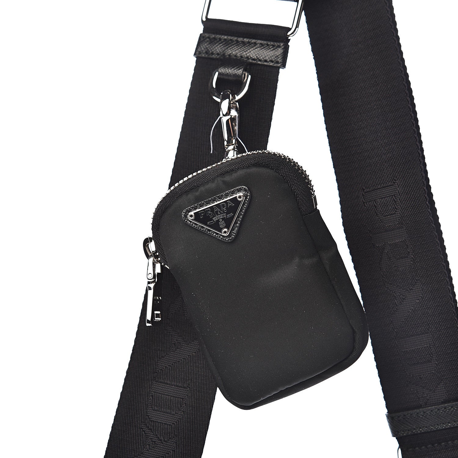 Prada Nylon Re-Edition 2005 Shoulder Bag Black 9 of 11