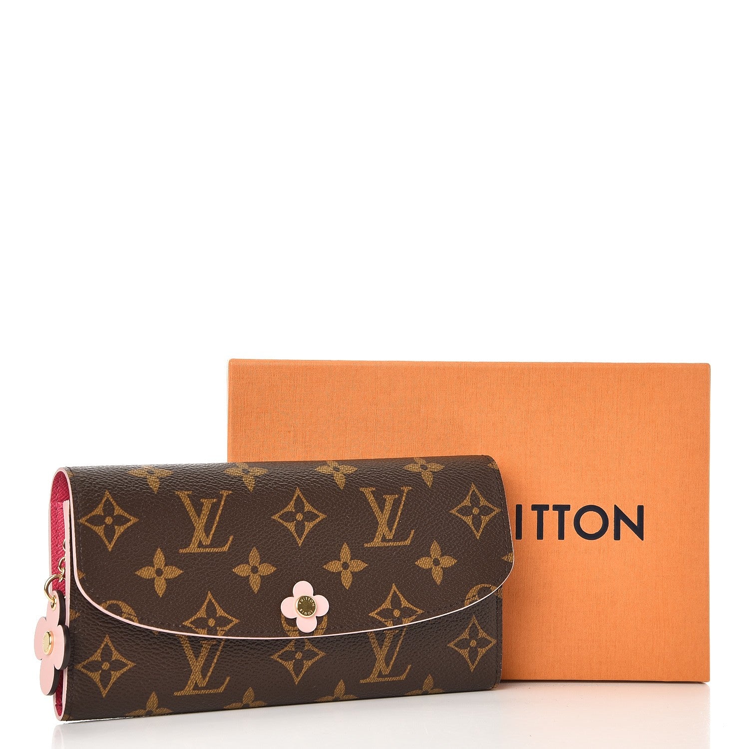 Louis Vuitton Monogram Bloom Flower Emilie Wallet 7 of 7