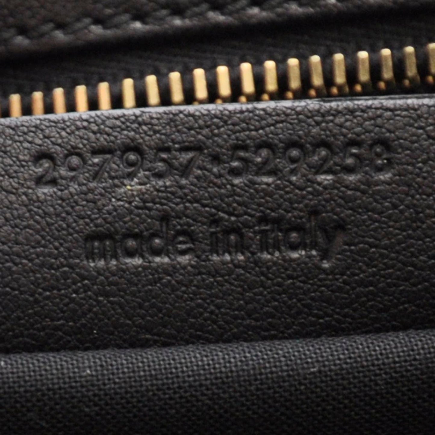 Leather Mini Cabas Chyc Black