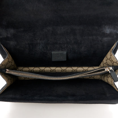 Gucci GG Supreme Monogram Small Dionysus Shoulder Bag Black 5 of 10