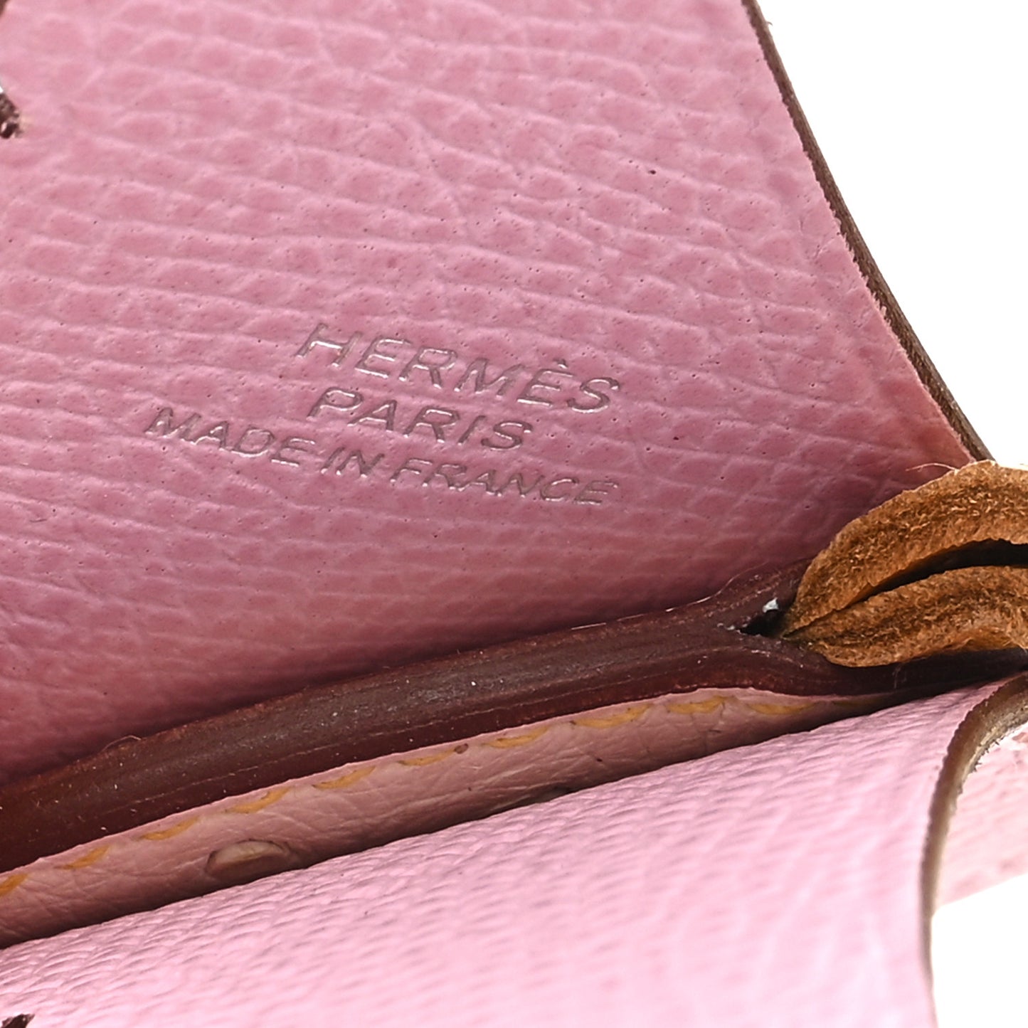 Ostrich Epsom Swift Birdy Bag Charm Mauve Sylvestre