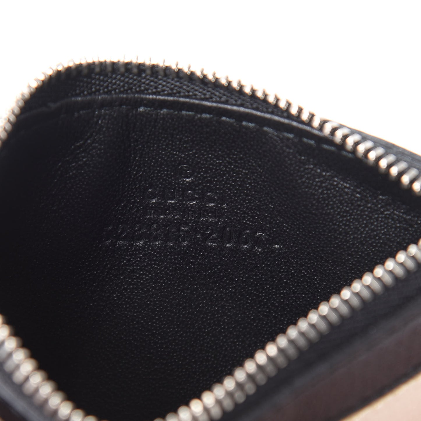 Calfskin Logo Lanyard Card Case Black