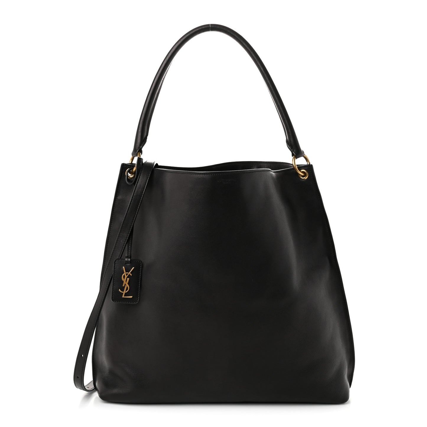 Calfskin Hobo Black