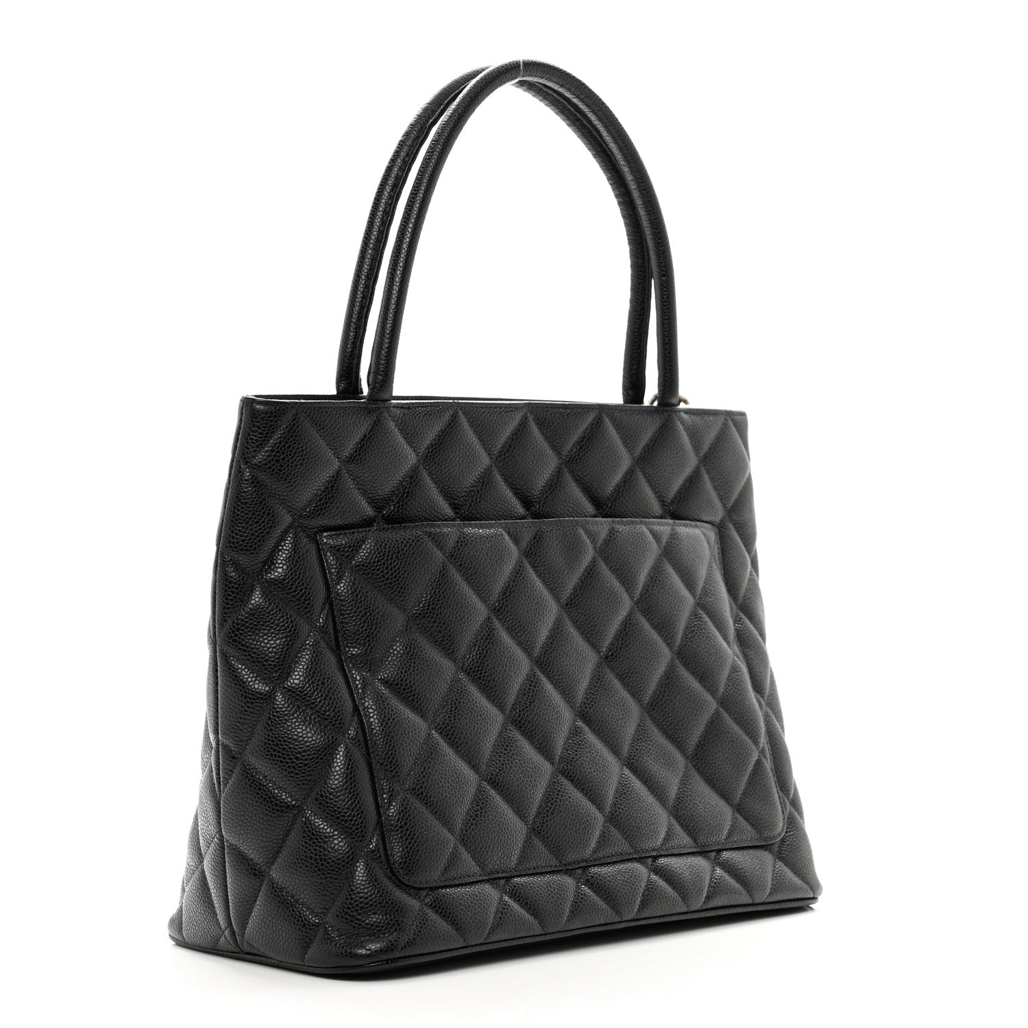 Chanel Caviar Quilted Medallion Tote Black 3 of 10