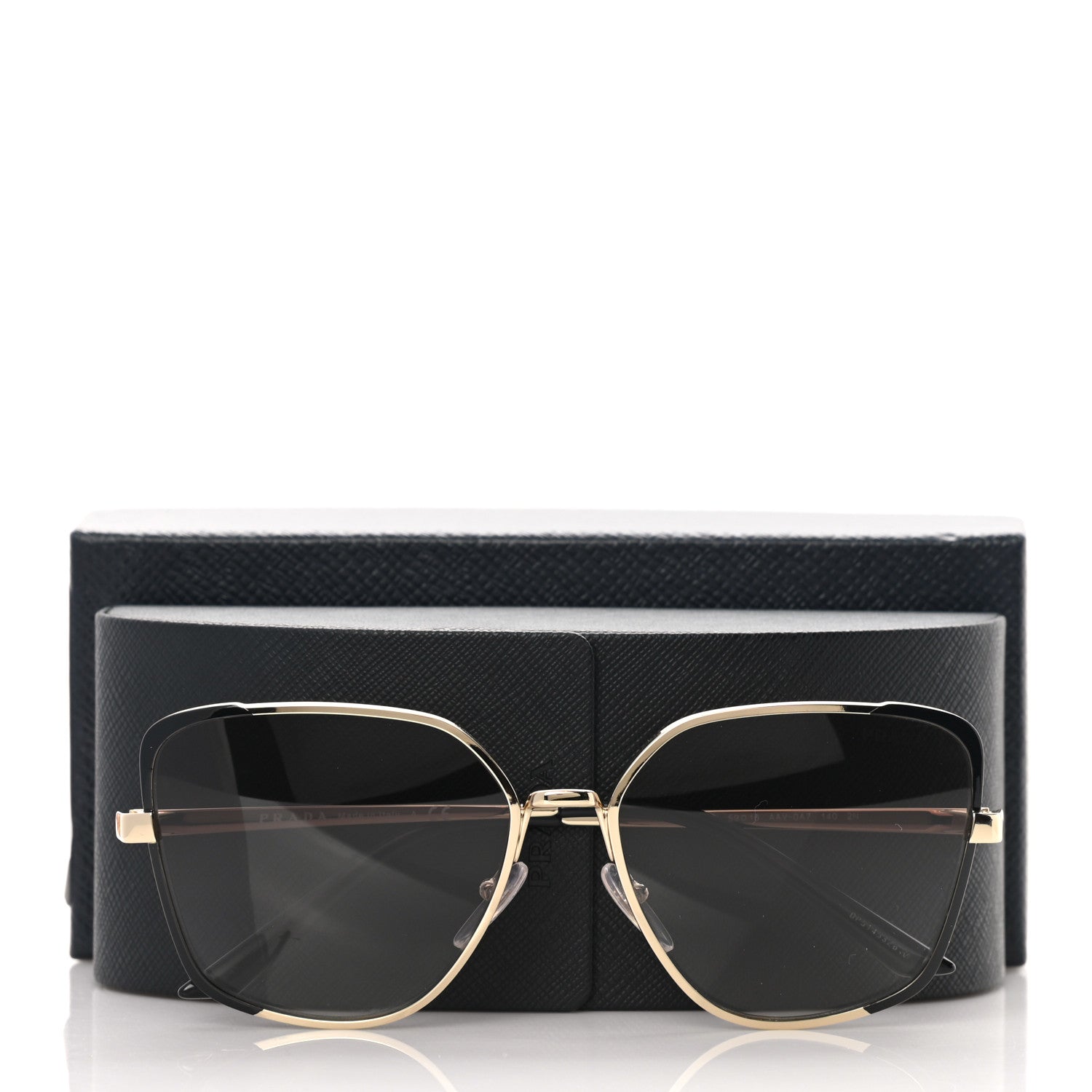 Prada Retro Cat Eye Sunglasses SPR 60X Black 8 of 8
