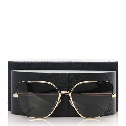 Prada Retro Cat Eye Sunglasses SPR 60X Black 8 of 8
