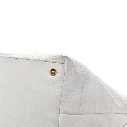 Fendi Cuoio Romano Selleria Tote White 13 of 15