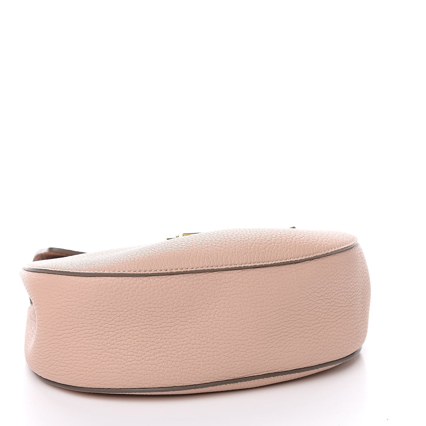 Grained Lambskin Drew Shoulder Bag Cement Pink