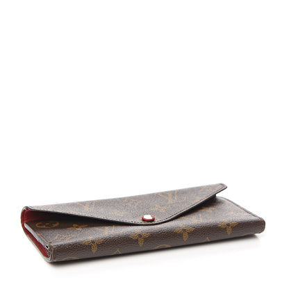 Louis Vuitton Monogram Josephine Wallet Red 3 of 8