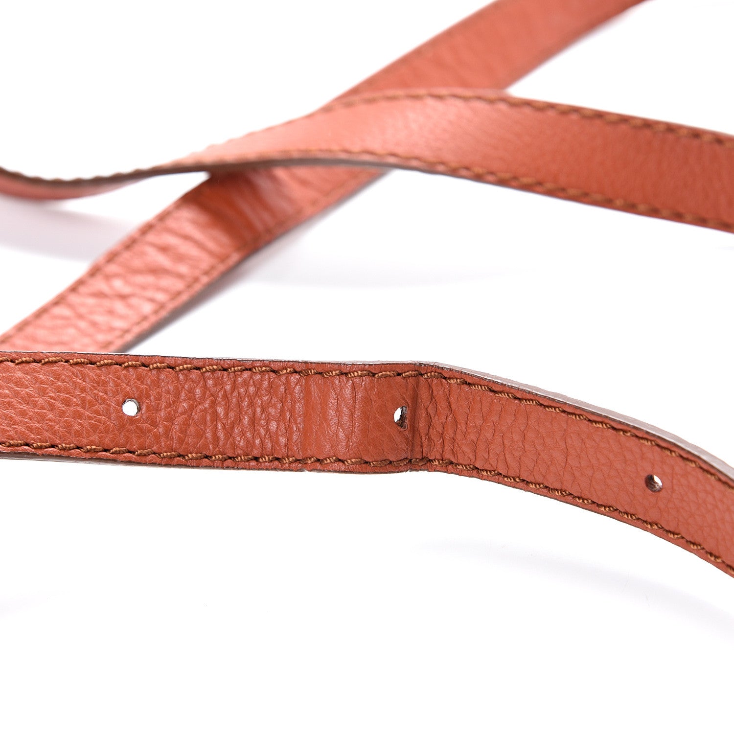 Chloe Calfskin Mini Marcie Round Crossbody Bag Whiskey 11 of 12
