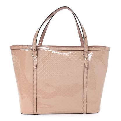 Gucci Patent Microguccissima Medium Nice Tote Dark Cipria 1 of 10