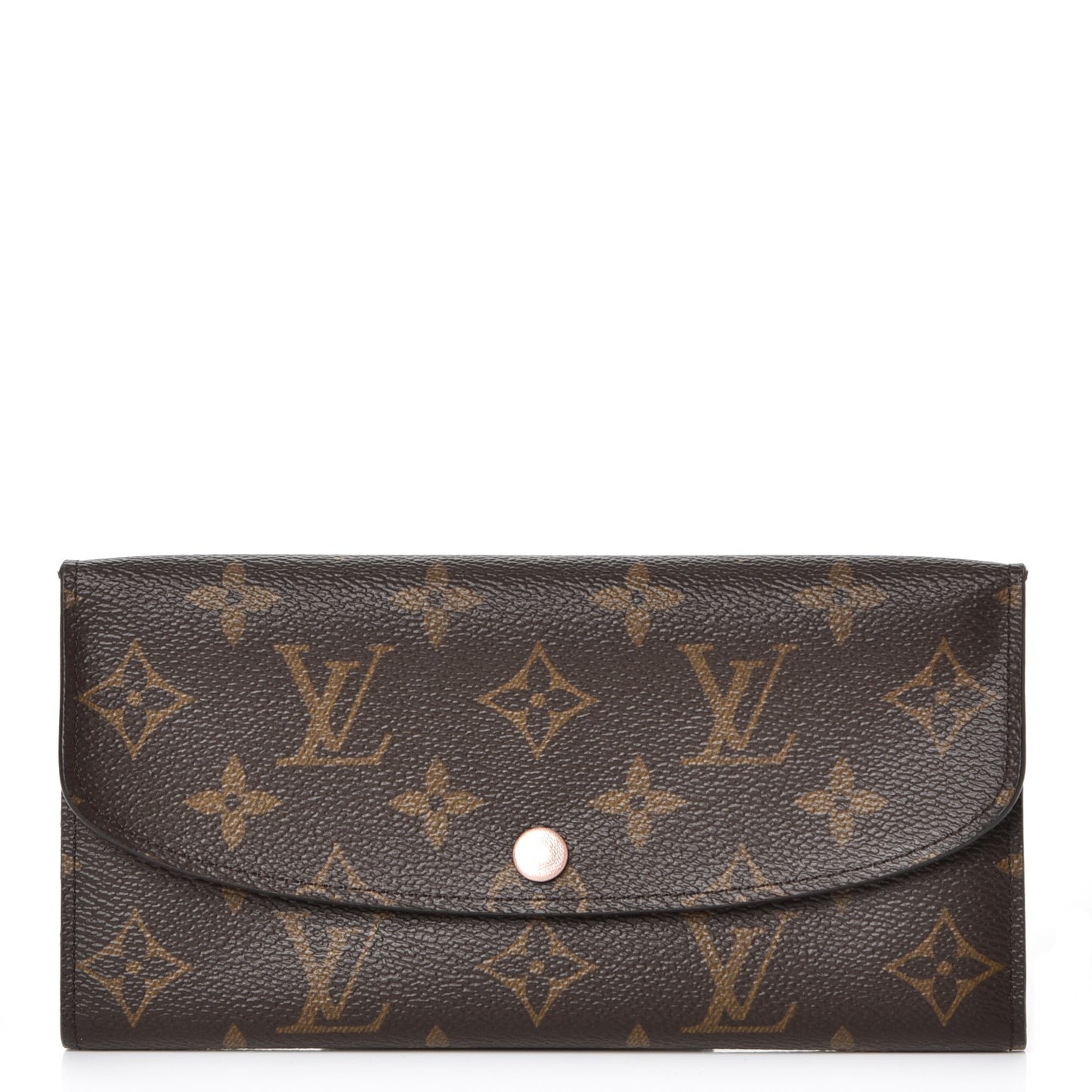 Monogram Emilie Wallet Rose Nacre