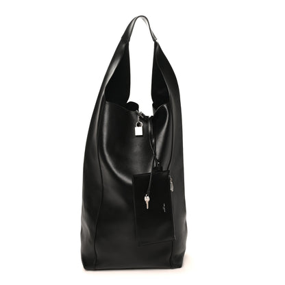 Saint Laurent Supple Calfskin Large Tanger Hobo Black 3 of 11
