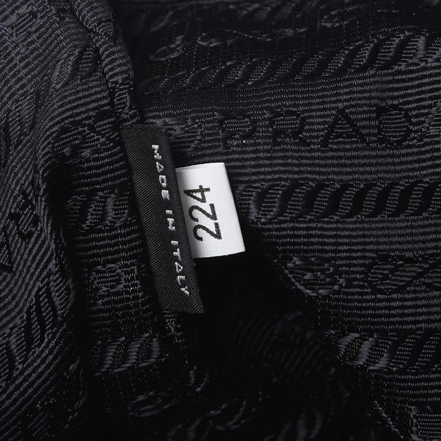 Saffiano Tessuto Nylon Mini Bucket Crossbody Bag Black