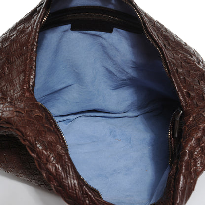 Bottega Veneta Intagli Intrecciato Large Veneta Hobo Ebano 5 of 8