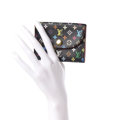 Louis Vuitton Monogram Multicolor Business Card Holder Black Grenade 2 of 11