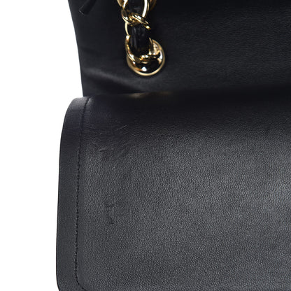 Chanel Lambskin Quilted Jumbo Double Flap Black 11 of 14