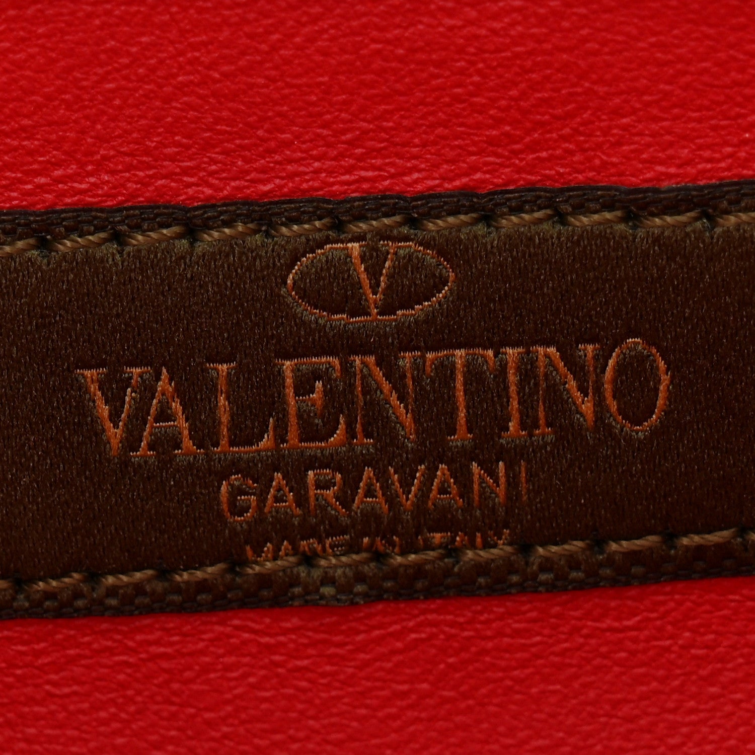 Valentino Garavani Nappa Canvas Camouflage Rockstud Wristlet Clutch Verde Rouge 7 of 13