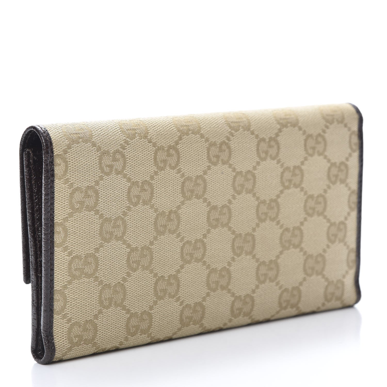 Gucci Monogram Continental Flap Wallet Brown 3 of 9