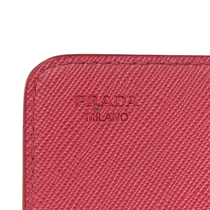 Prada Saffiano Card Holder Peonia 7 of 8