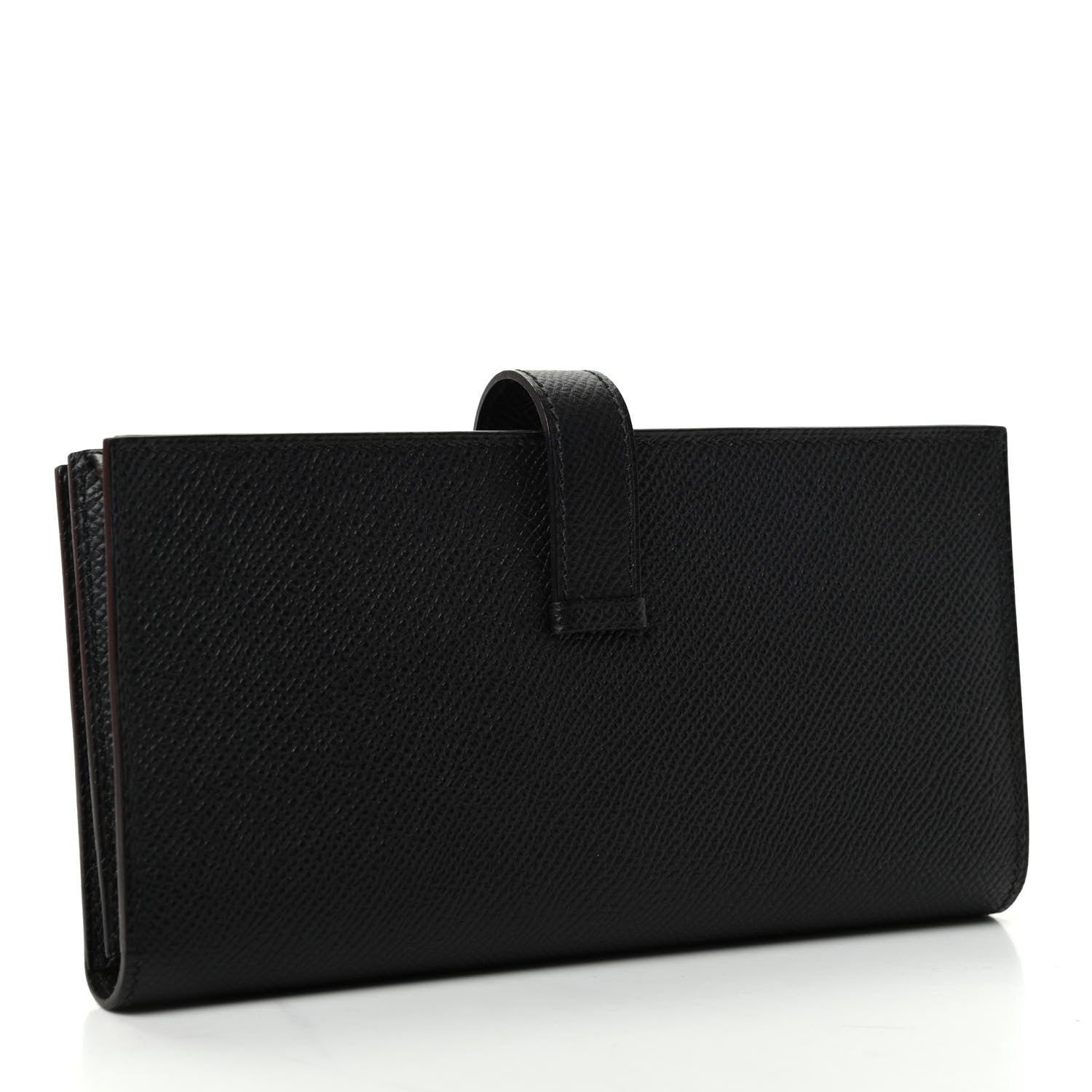 Hermes Epsom Bearn Gusset Wallet Black 3 of 7